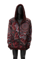 Gothic Mandala Reversible Faux Fur Jacket