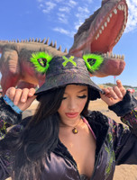 Excision x KK x LD Collab Reversible Faux Fur Bucket Hat