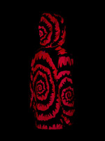 Hypnotic Red Reversible Faux Fur Jacket