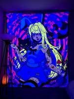 Alice II Large UV Reactive Tapestry