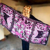 Alice II Pashmina — Pink & Blue