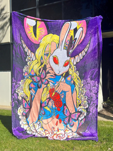 Cheshire Cat ╳ Alice Double Sided Blanket
