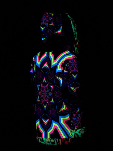 Kaleidodope Reversible Faux Fur Jacket
