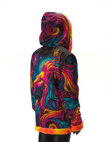 Zodiac Dreams ♌ Leo Reversible Faux Fur Jacket