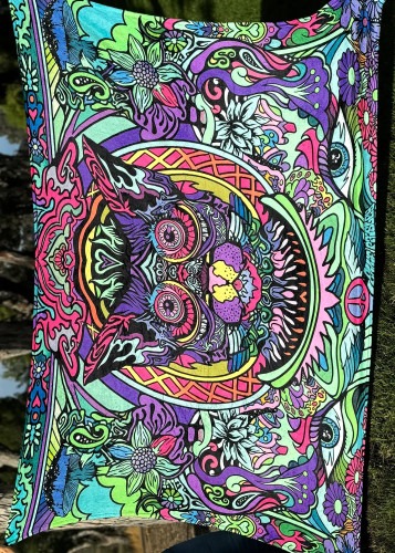 Wild Style  Double Sided Blanket by Ellie Paisley