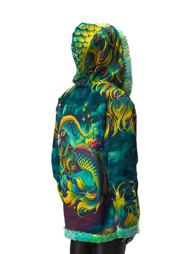Zodiac Dreams ♑️ Capricorn Reversible Faux Fur Jacket