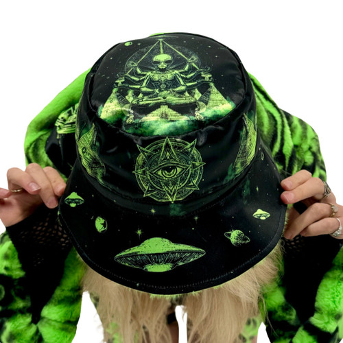 Alien Aura  Reversible Bucket Hat
