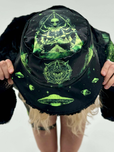 Alien Aura  Reversible Bucket Hat