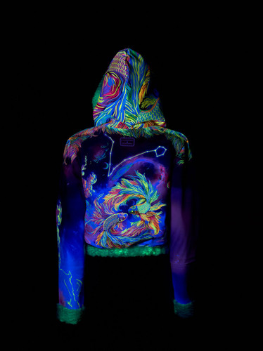 Zodiac Dreams ♓️ Pisces Reversible Faux Fur Jacket