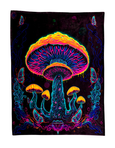 Great Shroom + Kaleidodope Blanket
