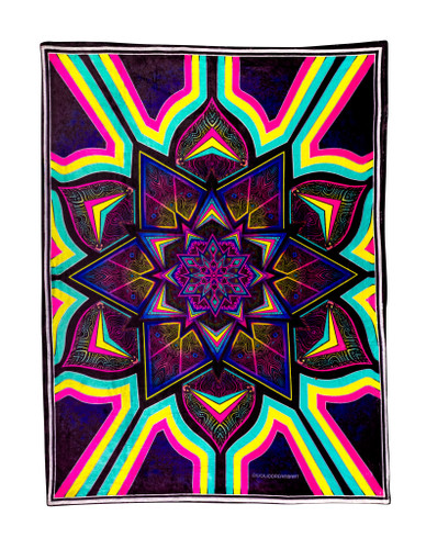 Great Shroom + Kaleidodope Blanket