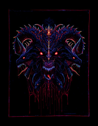 Solid Nightmares ╳ Forbidden King Double Sided Blanket