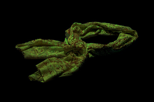 UV Reactive Festival Pashmina — Tan