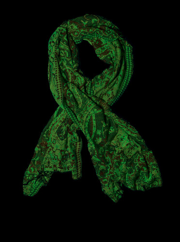 UV Reactive Festival Pashmina — Royal Blue