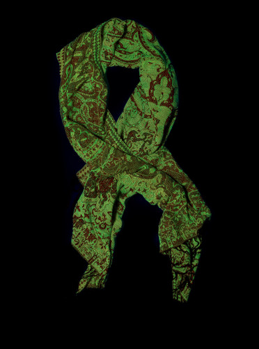 UV Reactive Festival Pashmina — Red