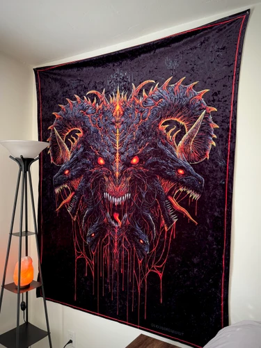Forbidden King Large UV Reactive Tapestry