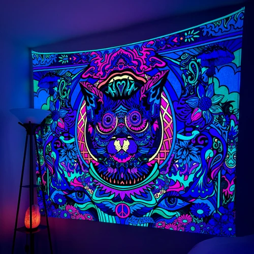 Wild Style by Ellie Paisley Large UV Reactive Tapestry
