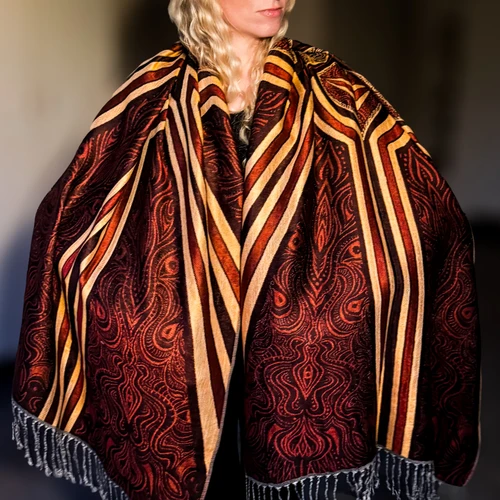 Kaleidodope Pashmina — Red