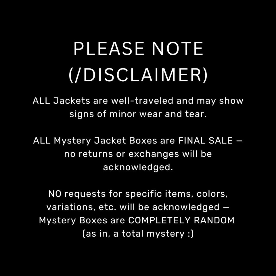 Mystery Jacket