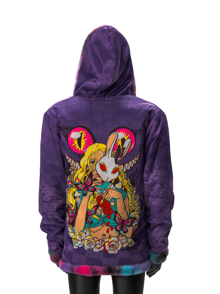 Down the Rabbit Hole Reversible Faux Fur Jacket