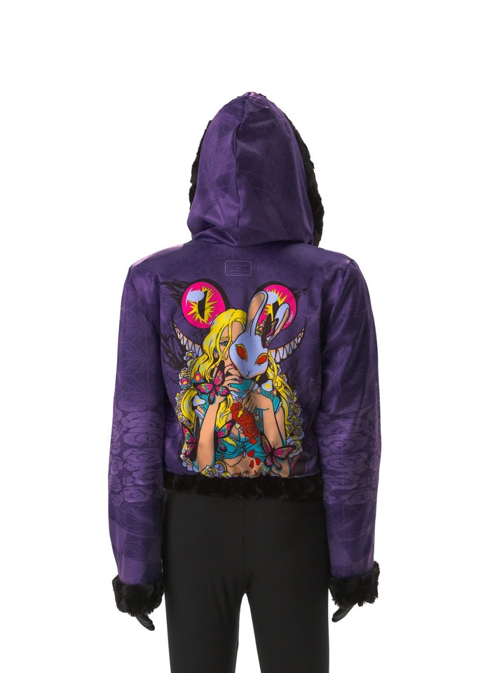Down the Rabbit Hole Reversible Faux Fur Jacket