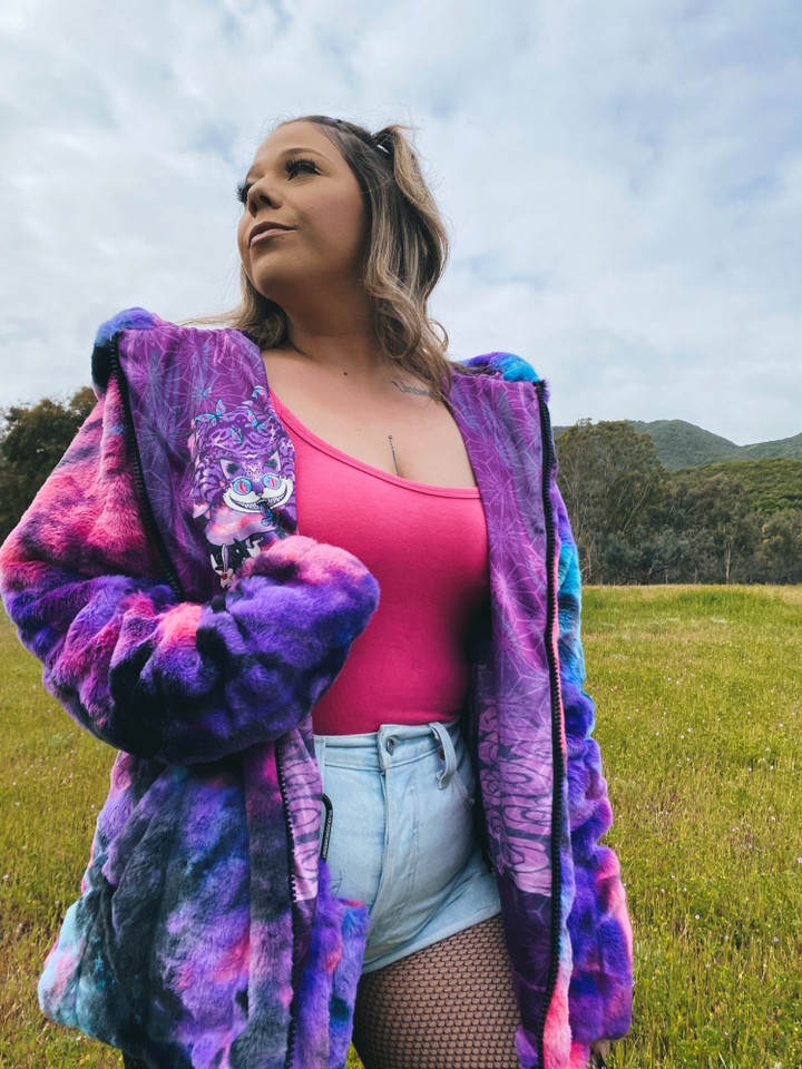 Down the Rabbit Hole Reversible Faux Fur Jacket