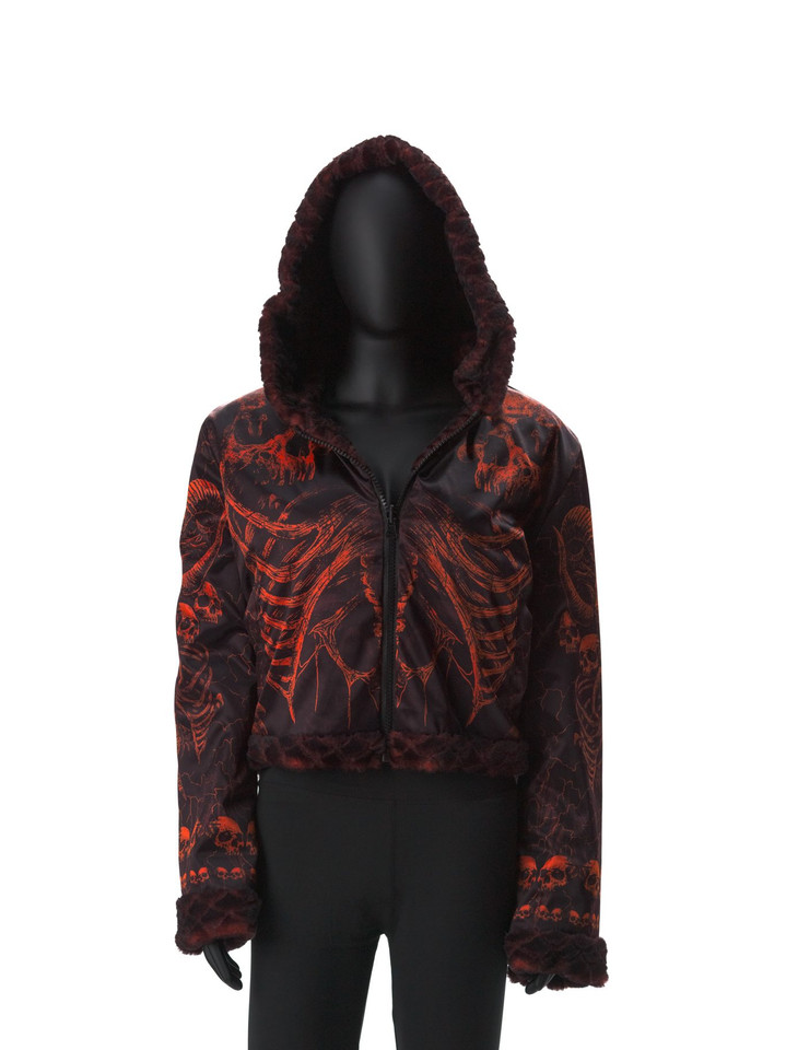 Solid Nightmares Reversible Faux Fur Jacket