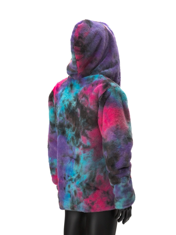 Wolf Reversible Faux Fur Jacket