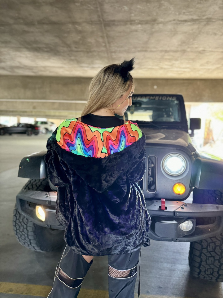 Trip With Me Reversible Faux Fur Jacket by @_LeBlunt_