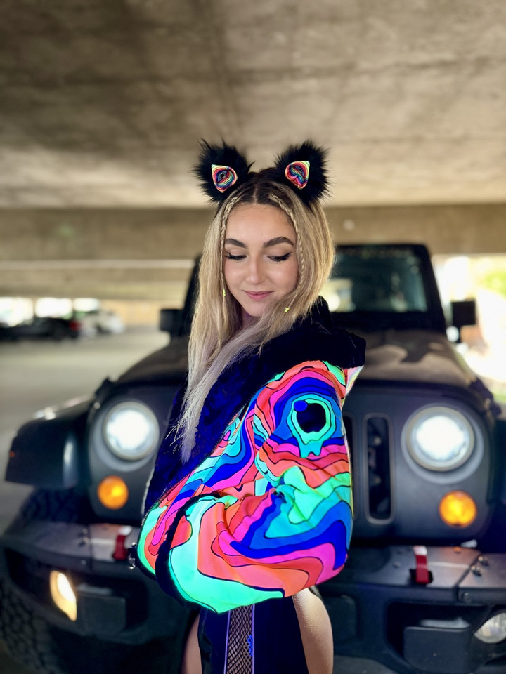 Trip With Me Reversible Faux Fur Jacket by @_LeBlunt_