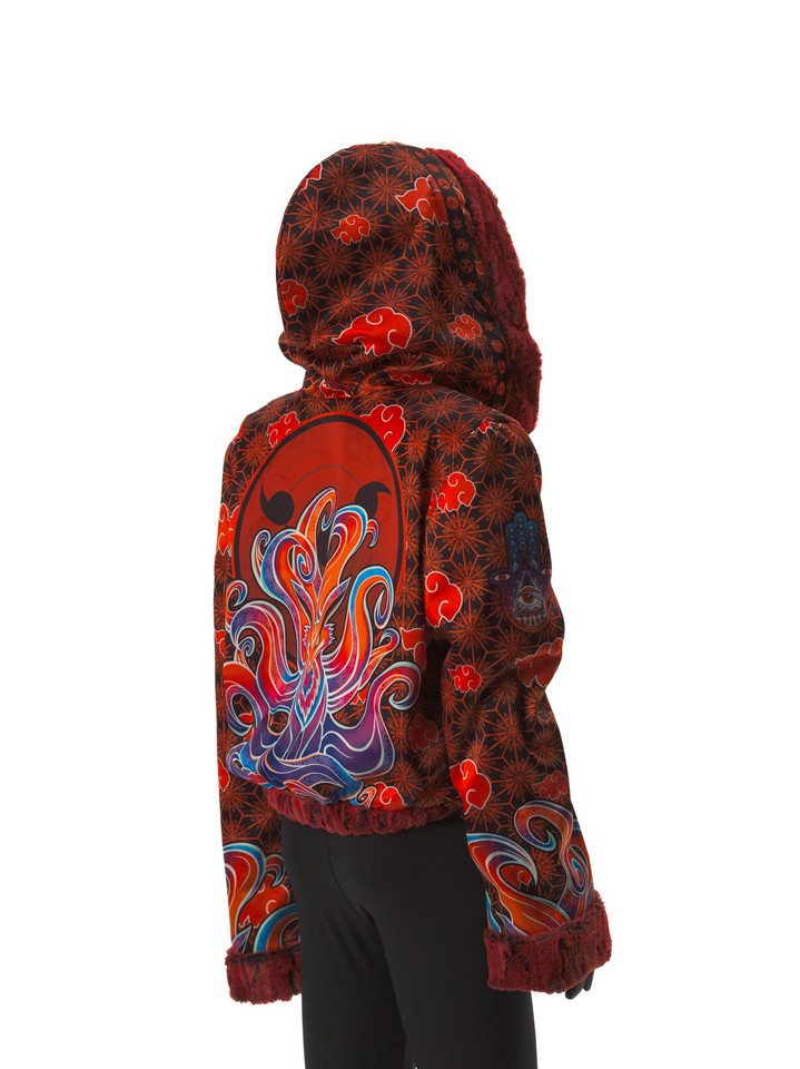 Nine Tails Reversible Faux Fur Jacket