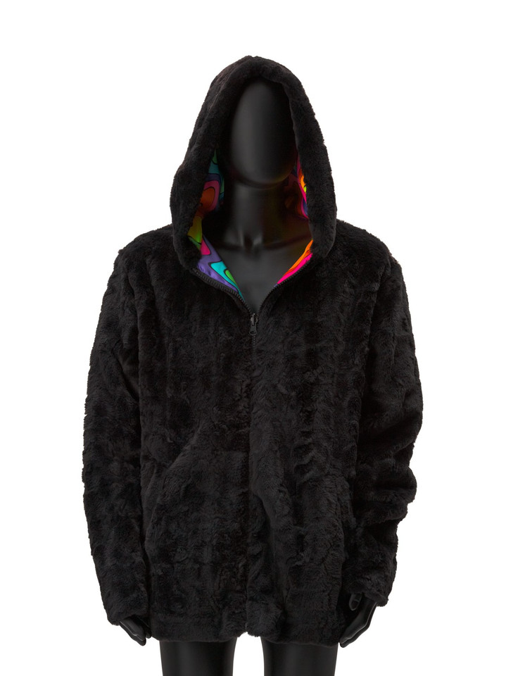 Nine Tails Reversible Faux Fur Jacket