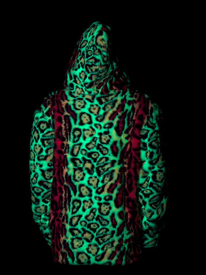 Kaleidodope Reversible Faux Fur Jacket