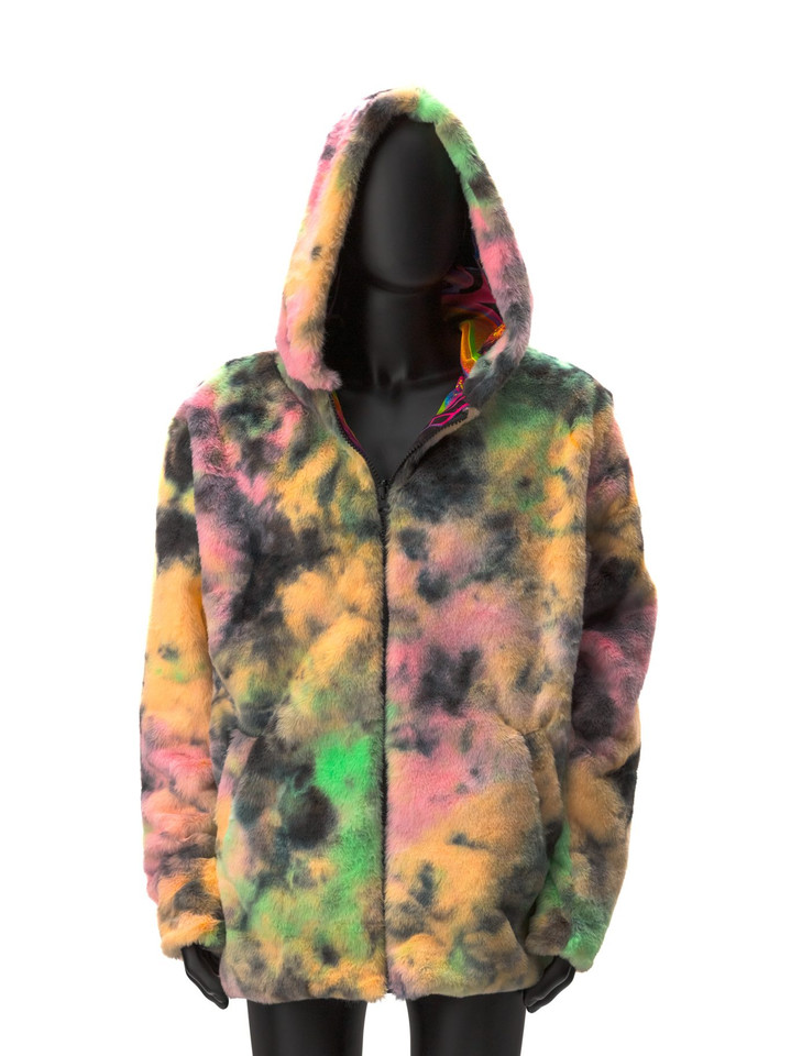 Drip 'n Dose Reversible Faux Fur Jacket