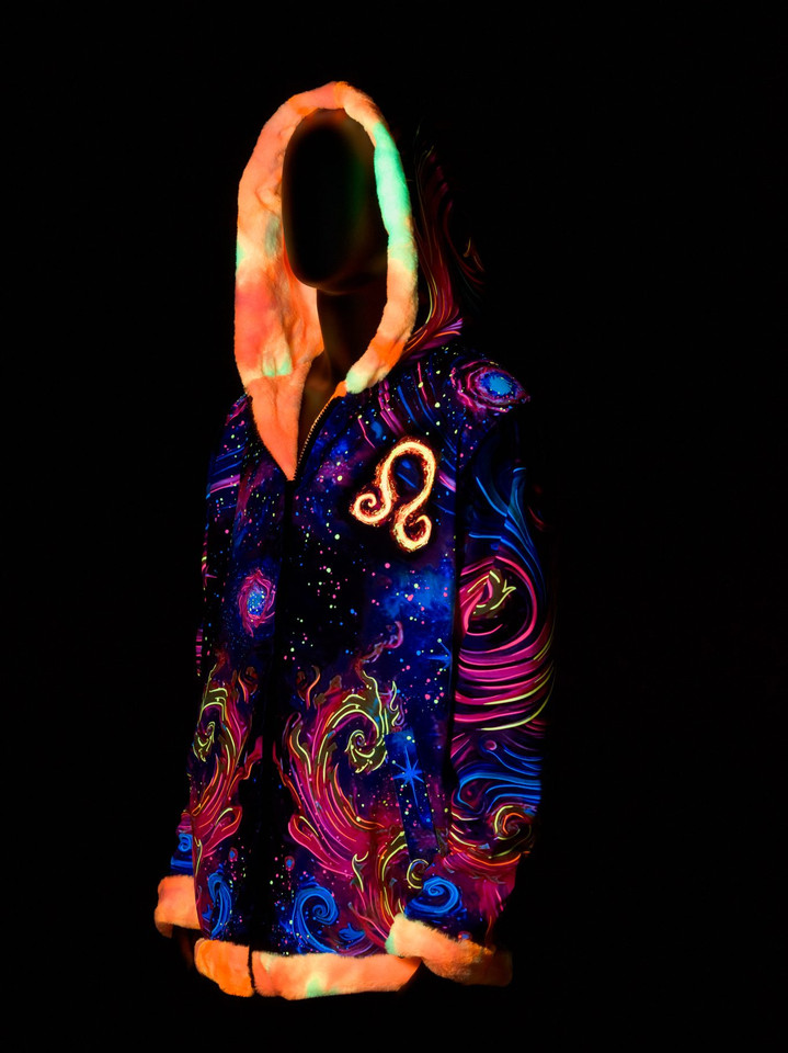 Zodiac Dreams ♌ Leo Reversible Faux Fur Jacket