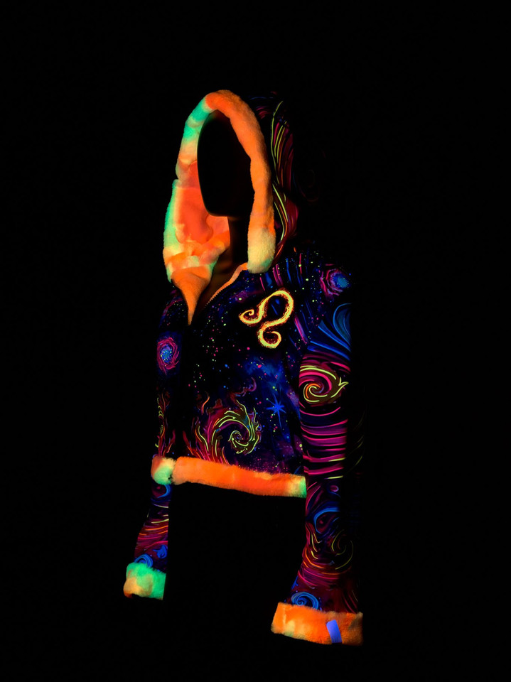 Zodiac Dreams ♌ Leo Reversible Faux Fur Jacket