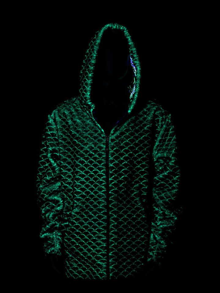 Jurassic  Reversible Faux Fur Jacket