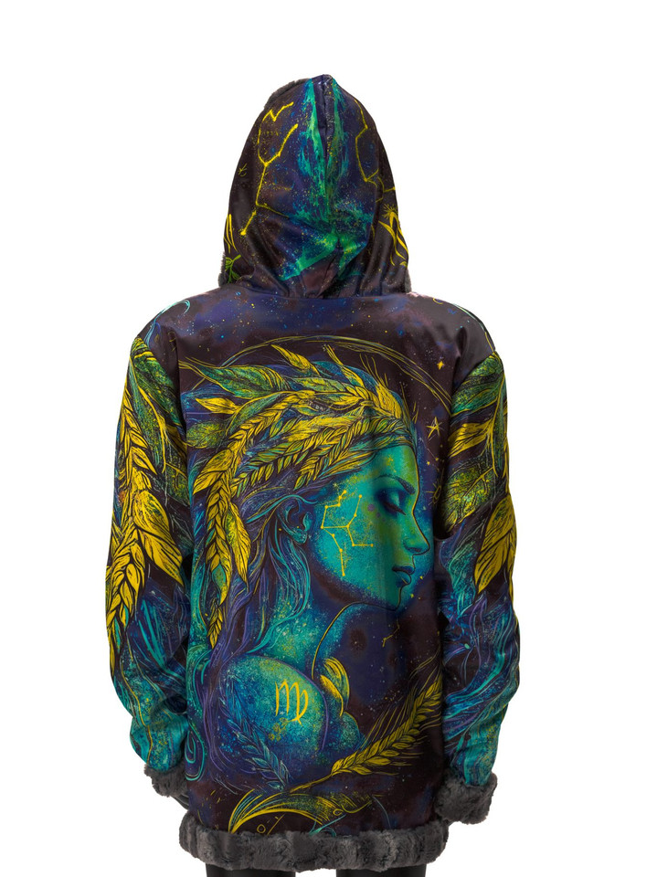 Zodiac Dreams ♍ Virgo Reversible Faux Fur Jacket