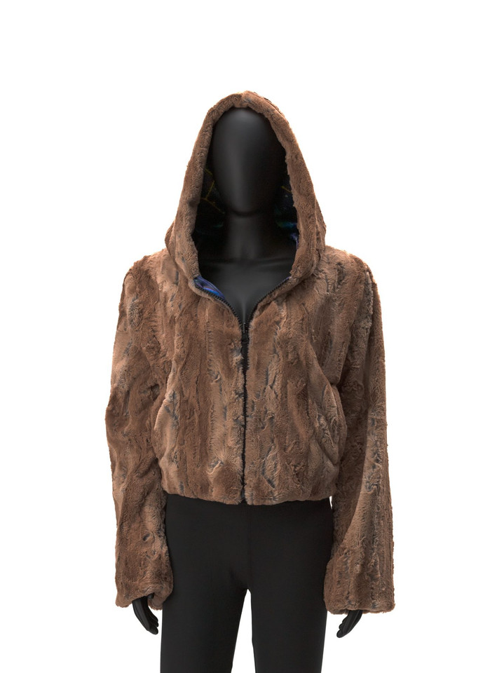 Zodiac Dreams ♍ Virgo Reversible Faux Fur Jacket