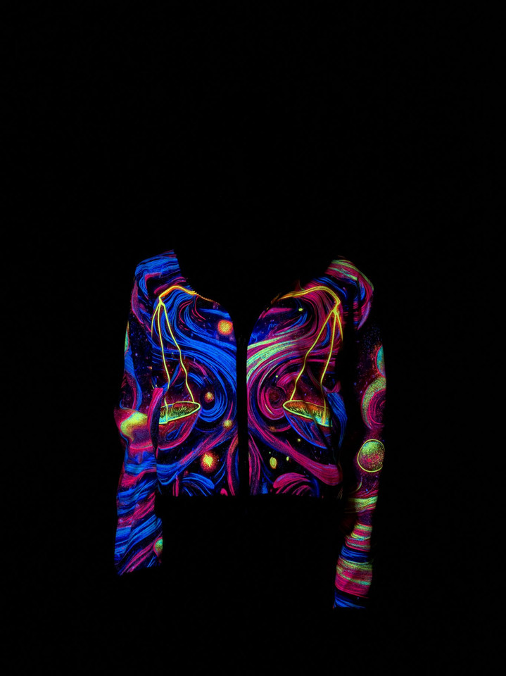 Zodiac Dreams ♎️ Libra Reversible Faux Fur Jacket