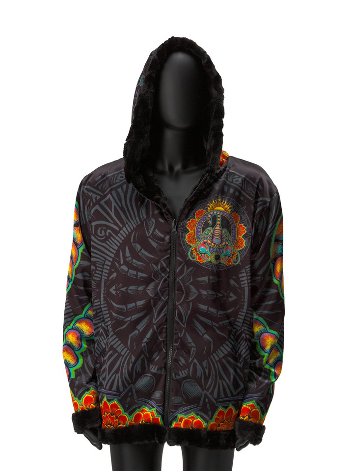 Zodiac Dreams ♏️ Scorpio Reversible Faux Fur Jacket