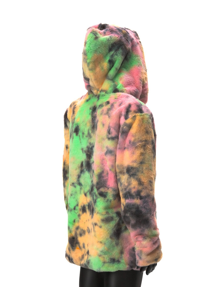 Zodiac Dreams ♏️ Scorpio Reversible Faux Fur Jacket