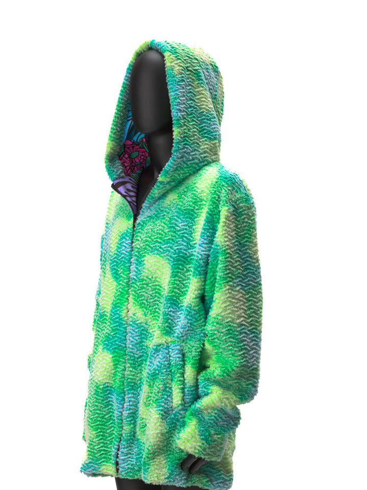 Zodiac Dreams ♑️ Capricorn Reversible Faux Fur Jacket