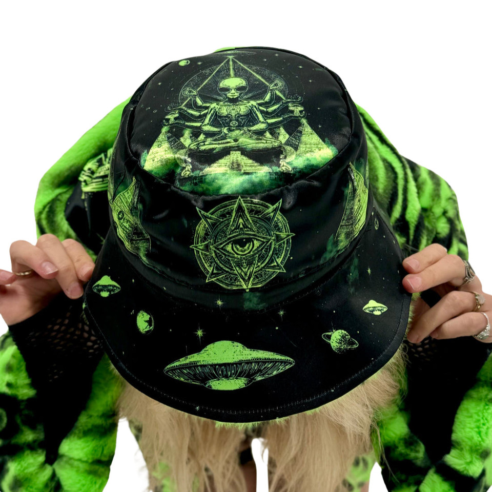 Alien Aura  Reversible Bucket Hat