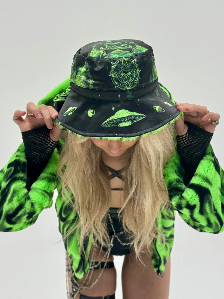 Alien Aura  Reversible Bucket Hat