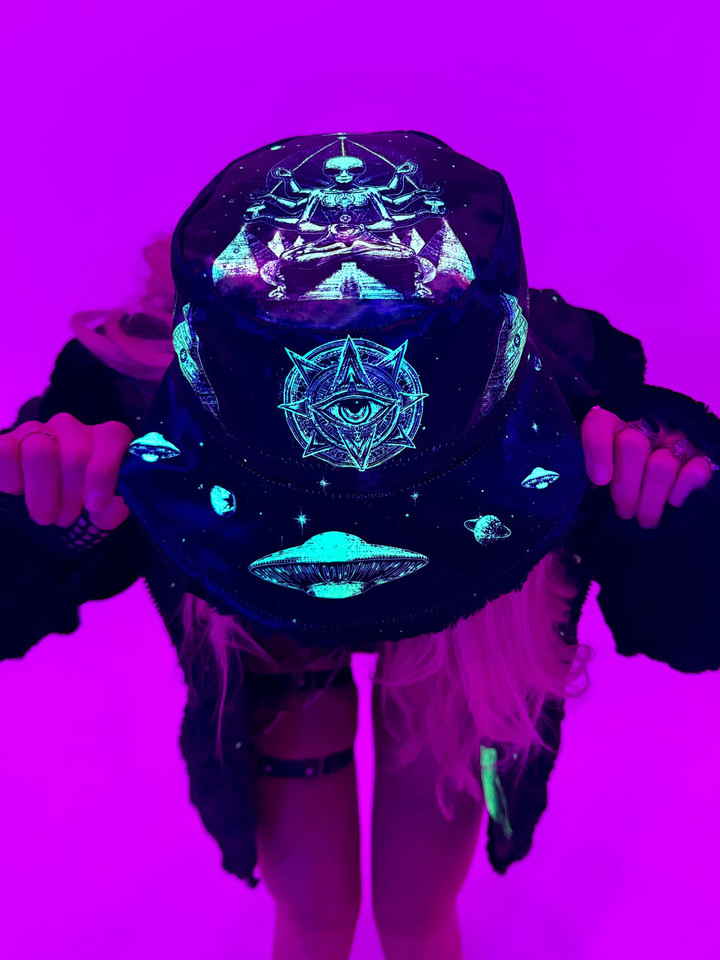 Alien Aura  Reversible Bucket Hat