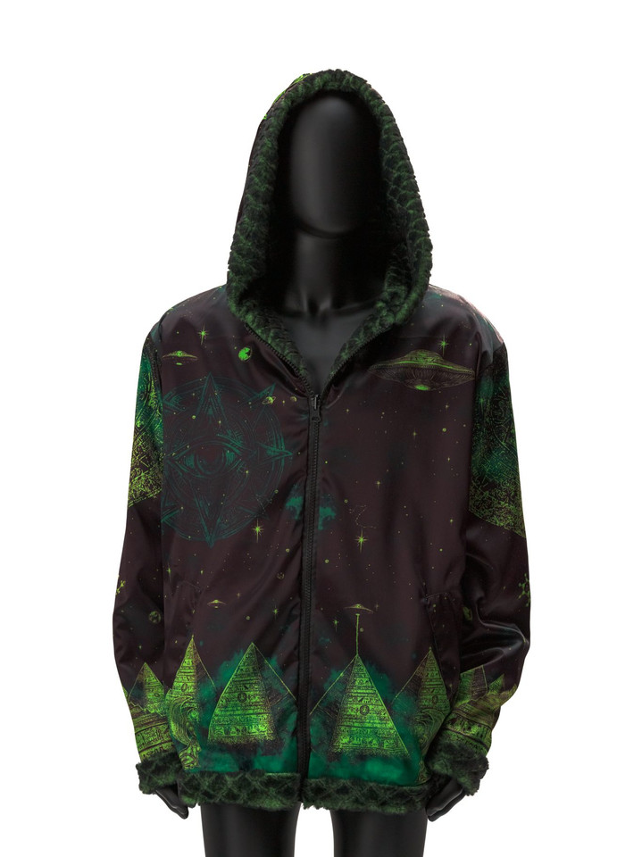 Alien Aura Reversible Faux Fur Jacket