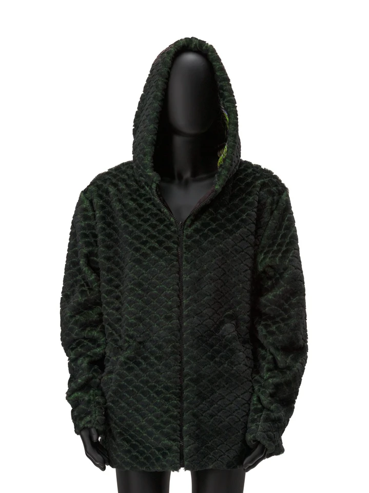 Alien Aura  Reversible Faux Fur Jacket