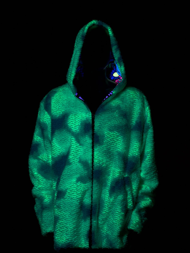 Zodiac Dreams ♓️ Pisces Reversible Faux Fur Jacket