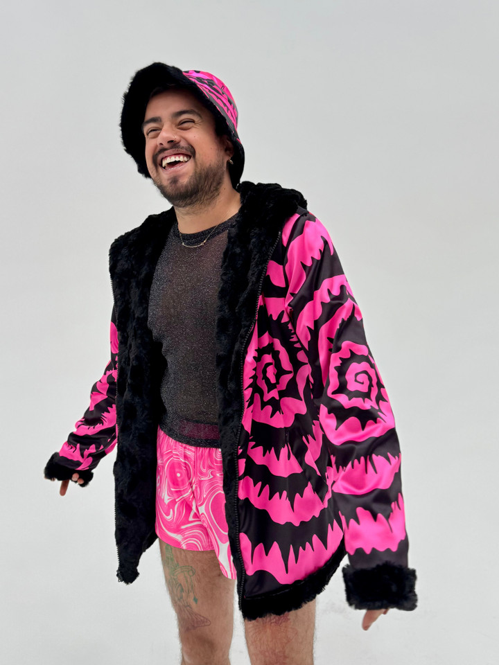 Hypnotic  Reversible Faux Fur Jacket